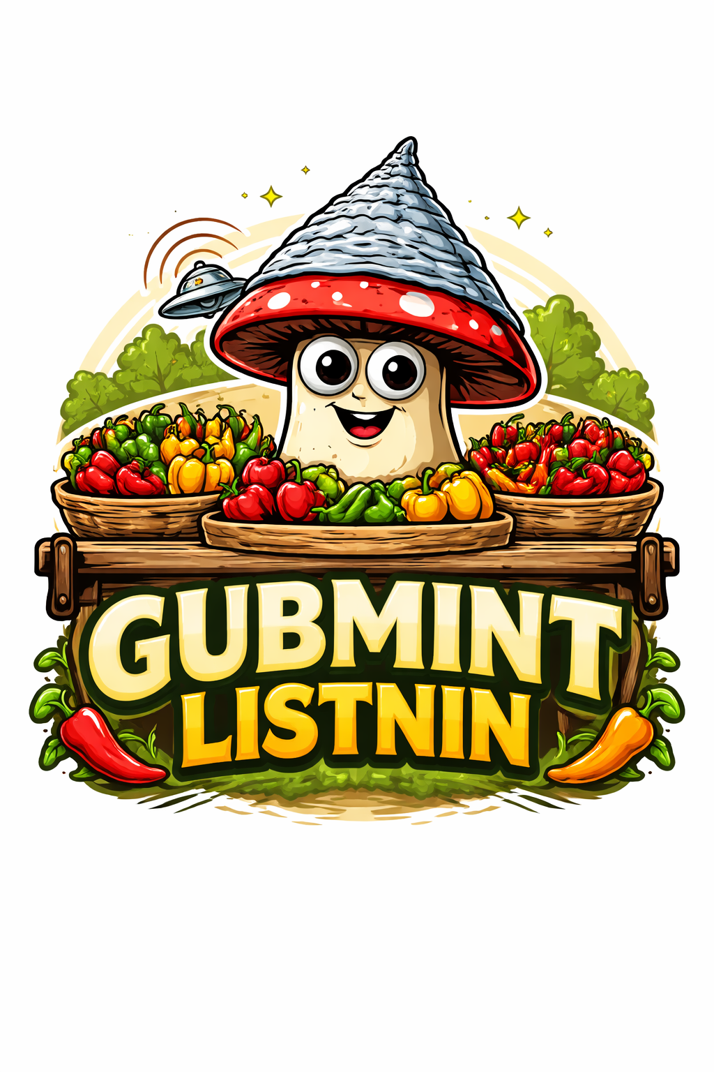 Funky mushroom at the farmer's market